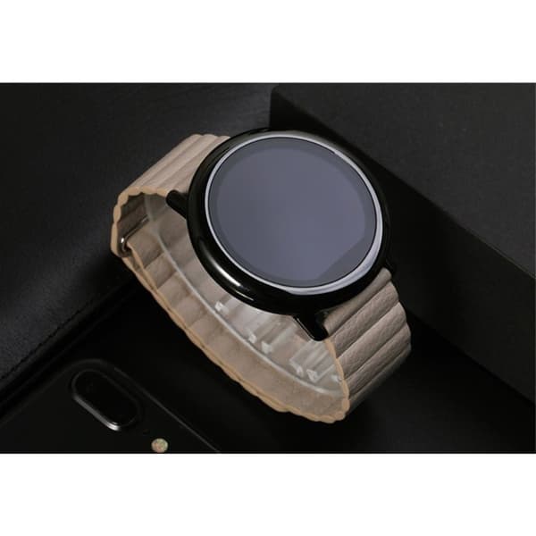 Huawei Watch GT / GT2 46mm / Magic holdbart skinnklokkereim - Lysebrunt Brown