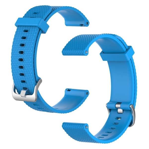 20mm Universal simple silicone watch strap - Blue Blue