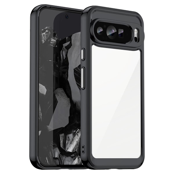 Google Pixel 9 Pro XL smart akryl cover - Sort Black