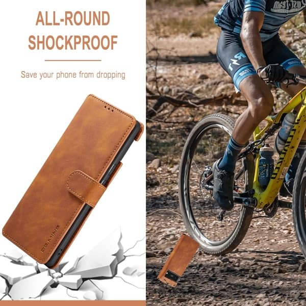 DG.Ming Google Pixel 6 Pro Retro Etui - Brun Brown
