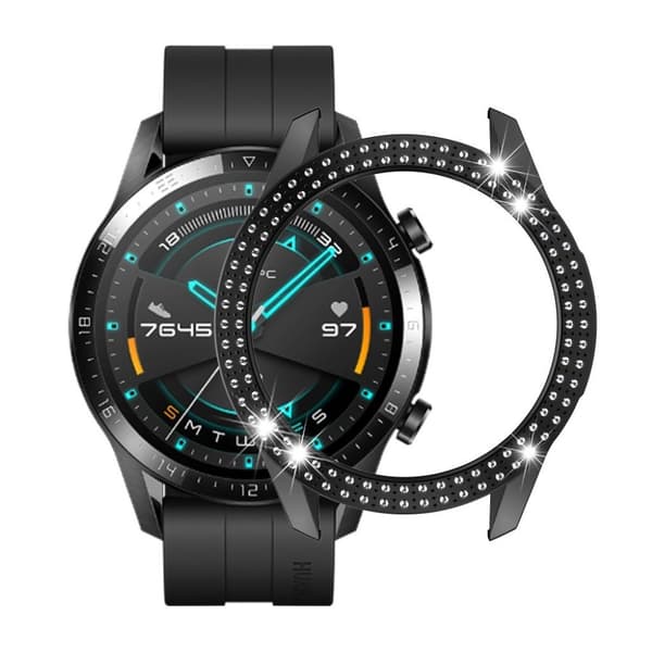 Huawei Watch GT 2 46mm rombe innredning Etui - Sort Black
