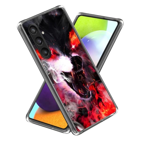 Deco Samsung Galaxy A25 deksel - Voldsom Ulv Orange
