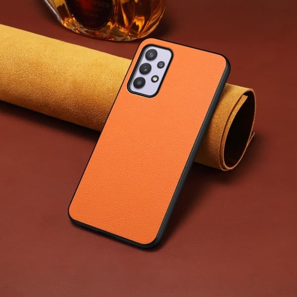 Mat og elegant tekstureret Samsung Galaxy A32 5G / Samsung Galaxy M32 cover - Orange Orange