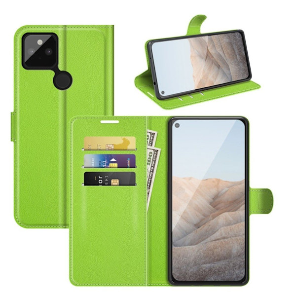 Classic Google Pixel 5a Flip etui - Grøn Green