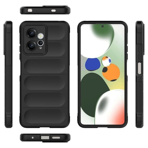 Pehmeä kahva muotoiltu kuori Xiaomi Redmi Note 12 - Vaalean Harmaa Silver grey