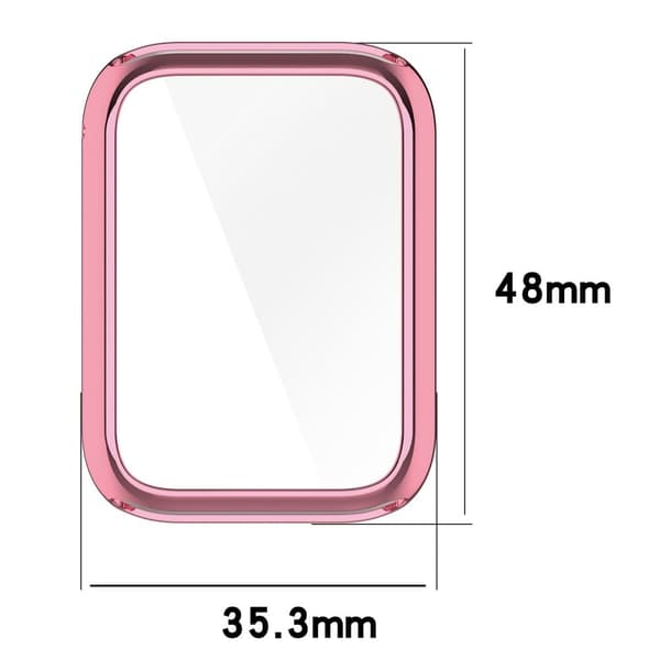 Xiaomi Smart Band 8 Pro elektropläteringsskydd - Roséguld Rosa