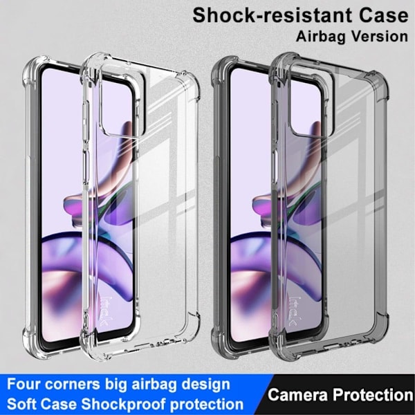 Lux-Case Turvatyynyn suojus Motorola Moto G73:lle Transparent