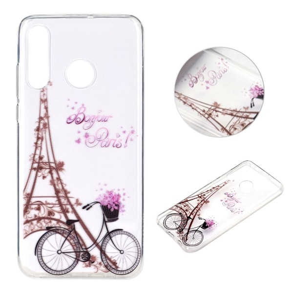 Deco Samsung Galaxy A70e Cover - Tårn og Cykel Pink