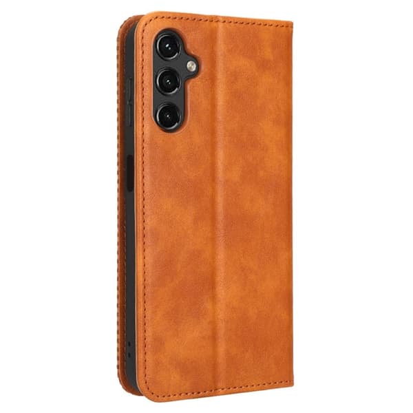 Bofink Vintage Samsung Galaxy A24 4G Læretui - Brun Brown