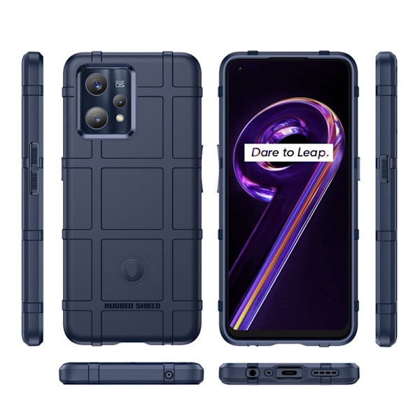 Rugged Shield Realme 9 Pro Plus skal - Blå Blå
