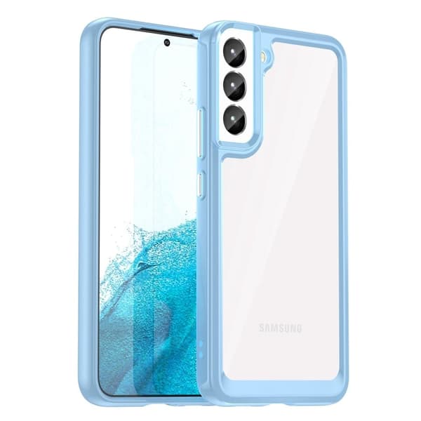 Samsung Galaxy S23 smart akryldeksel - Blå Blue