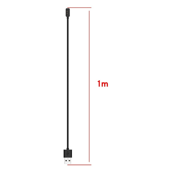 1m USB-kaapeli Xiaomi kellolle Black