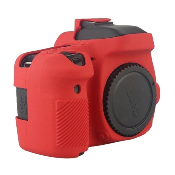 Canon EOS 7D cover i silikone - Rød Red