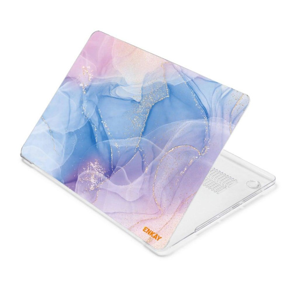 HAT PRINCE Fodral till MacBook Pro 16 (A2141) med streamer-ljusmönster - Lila Och Blå multifärg