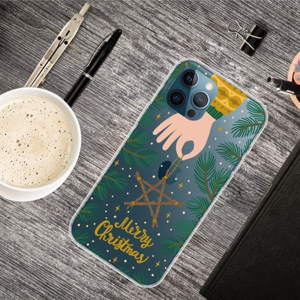 Juleveske til iPhone 13 Pro - Femtakket Julestjerne Multicolor