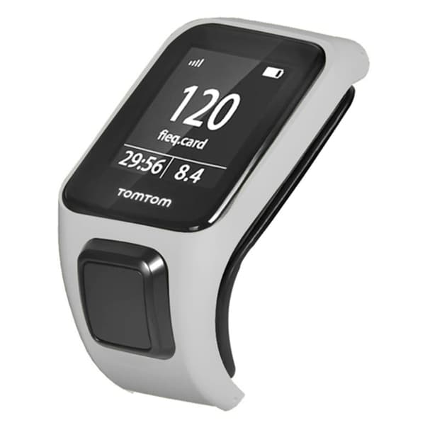 TomTom Runner 3 / Adventurer Watch Bumperfodral Hårt stötdämpande skydd Ram - Vit Vit