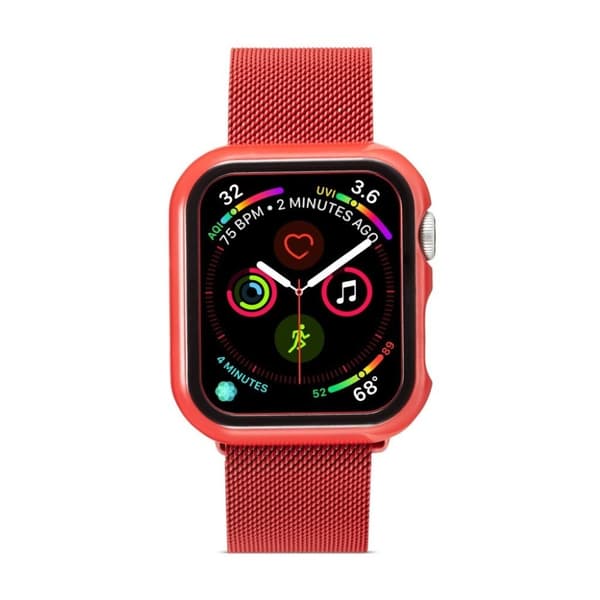 Apple Watch Series 3/2/1 38 mm slitesterk blank ramme - Rød Red