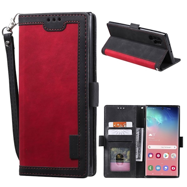 Suburbian läder Samsung Galaxy A32 5G fodral - Röd Röd