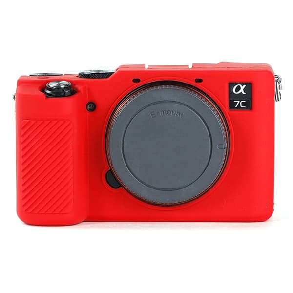 Silikonskydd för Sony A7C - Röd Röd