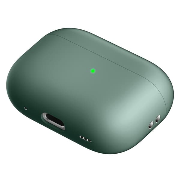 AirPods Pro 2 saranaton silikonikotelo - Mustanvihreä Green