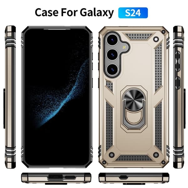 Bofink Combat Samsung Galaxy S24 Plus cover - Guld Gold