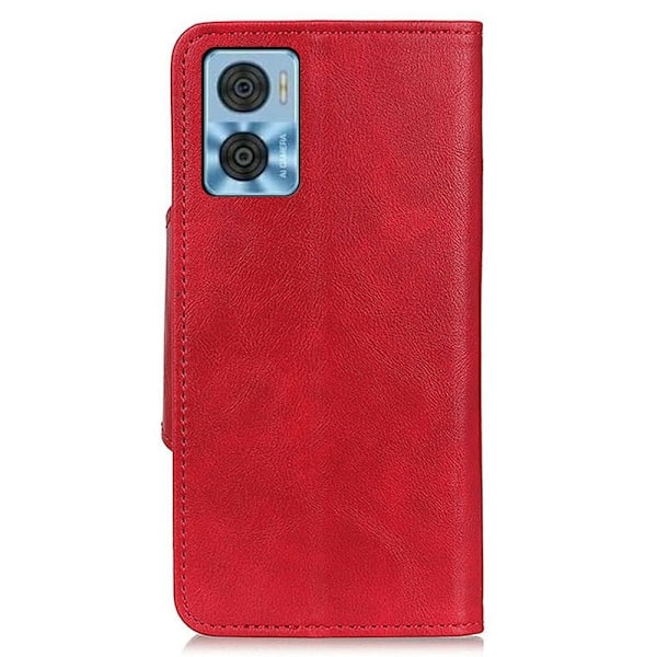 Alpha Motorola Moto E22i / E22 Flip Etui - Rød Red