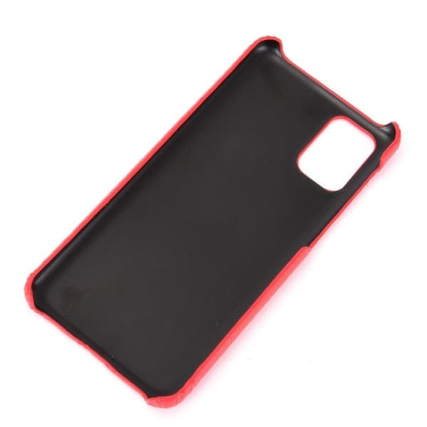 Croco Etui Samsung Galaxy M31s - Rød Red