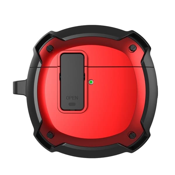 Huawei FreeBuds 4 snap-on lockskydd - Svart / Röd Röd