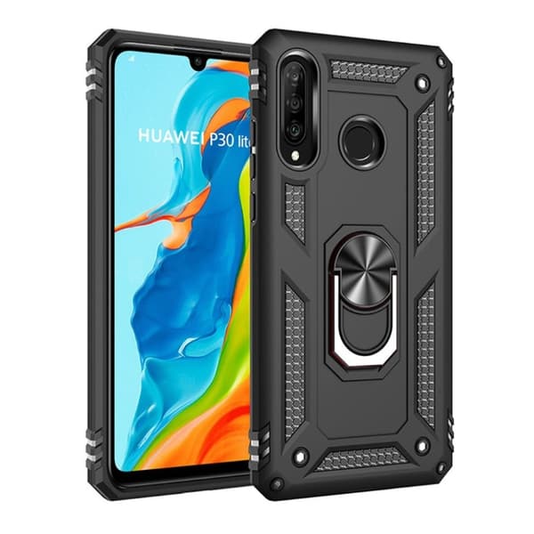 Bofink Combat Huawei P30 Lite deksel - Svart Black
