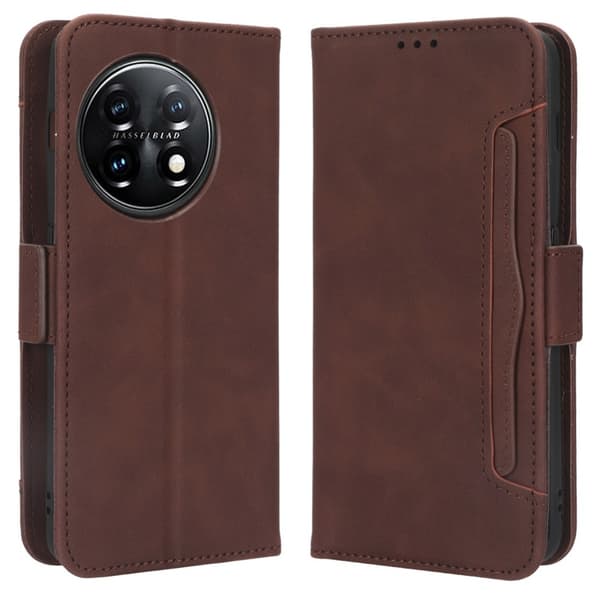Bofink Vintage OnePlus 11 Nahkakotelo - Ruskea Brown