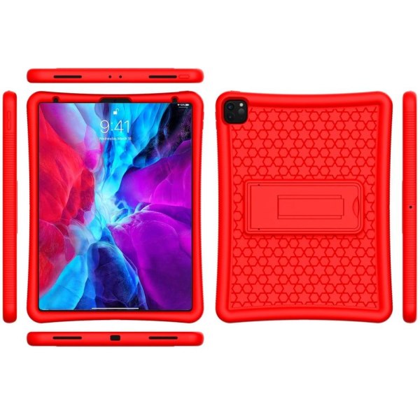 iPad Pro 12.9 (2021) / (2020) unique protection silicone cover - Röd