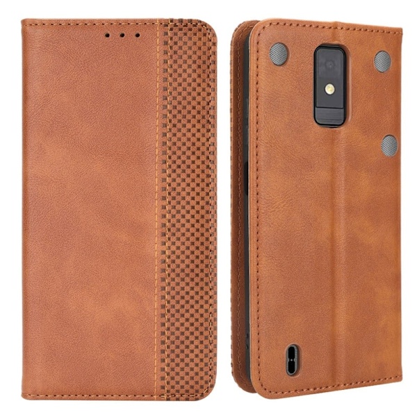 Bofink Vintage läder ZTE Blade A32 fodral - Brun Brun