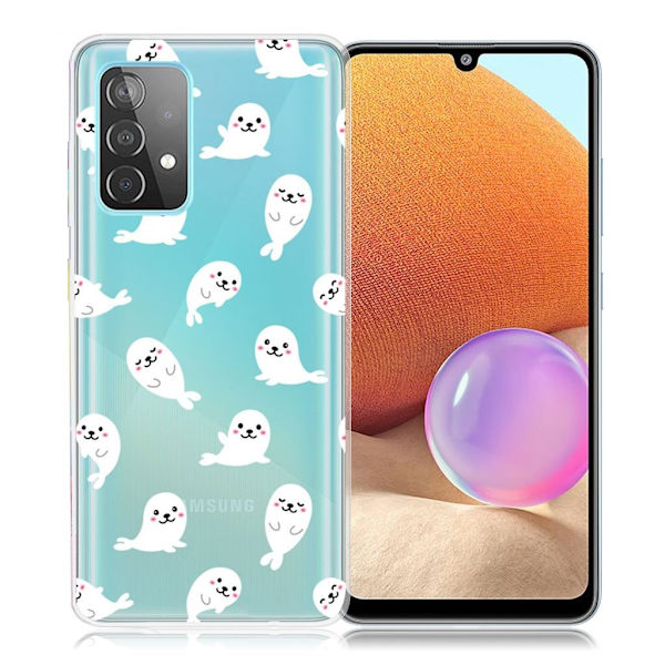 Deco Samsung Galaxy A32 Etui - Delfin White