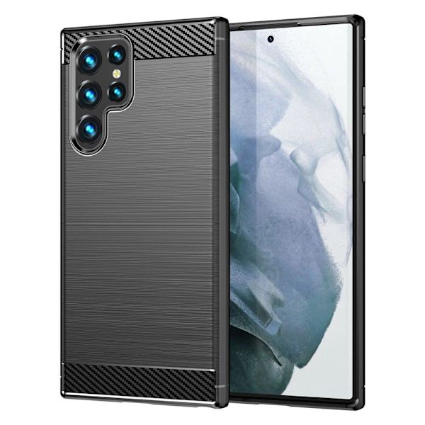 Carbon Flex Fodral Samsung Galaxy S23 Ultra - Svart Svart