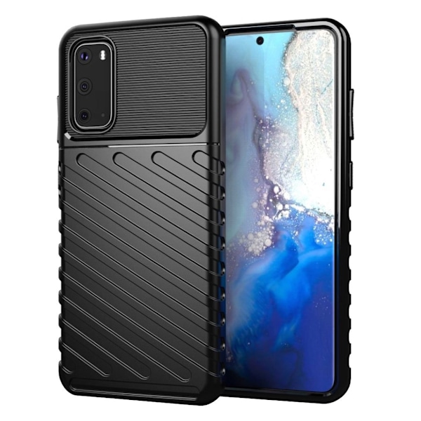 Thunder Samsung Galaxy S20 etui - Sort Black