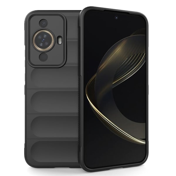 Blødt grebsformet cover til Huawei Nova 11 - Sort Black