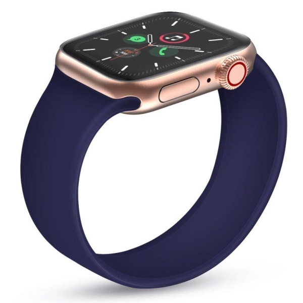 Elegant silikoneurrem til Apple Watch Series 5 / 4 44mm - Blå Størrelse: M Blue