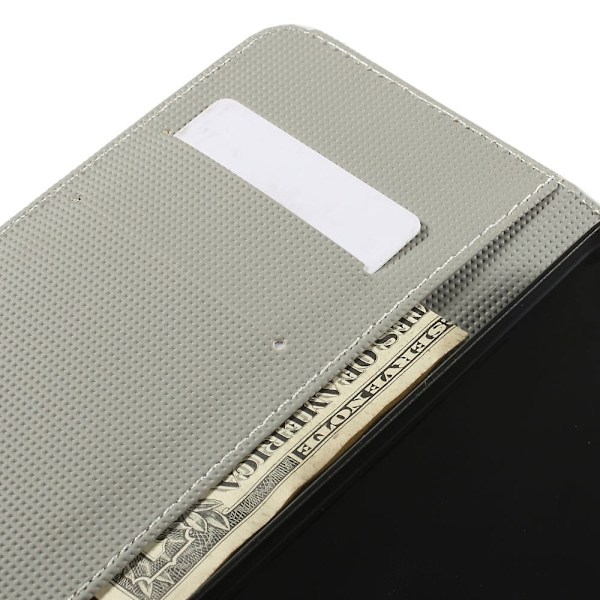 Moberg Huawei Ascend G7 Lær Flipp Etui - Ugle Multicolor