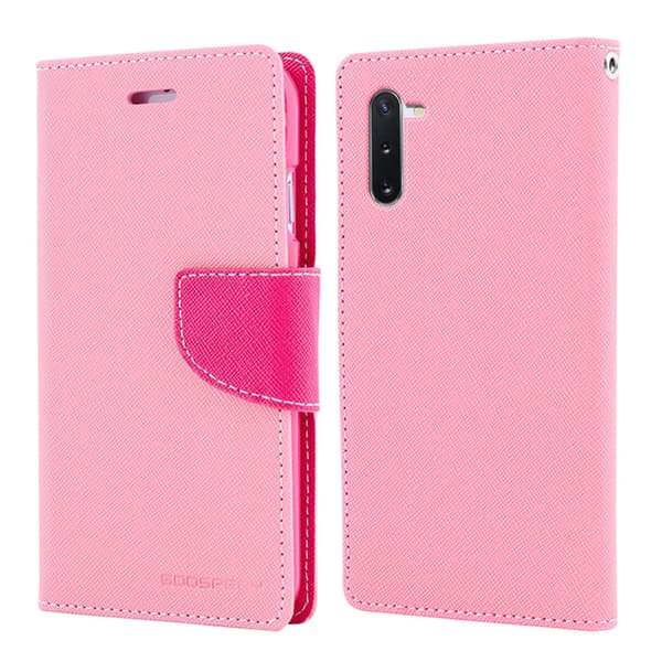 MERCURY Fancy dagbok - Samsung Galaxy Note 10 - Rosa Pink