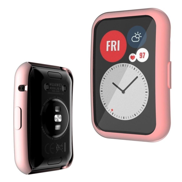 Huawei Watch Fit simpelt cover - Lyserød Pink