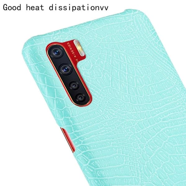 Croco Oppo A91 / Oppo F15 skal - Grön Grön