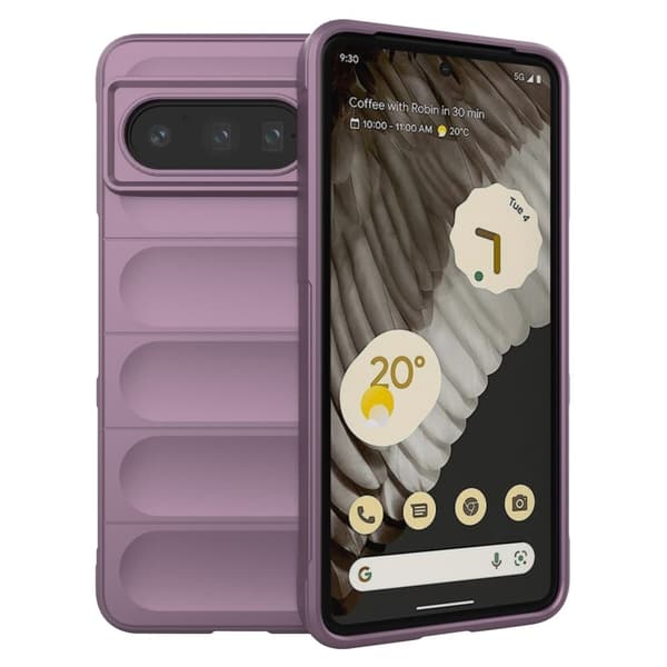 Blødt grebsformet cover til Google Pixel 8 Pro - Lilla Purple