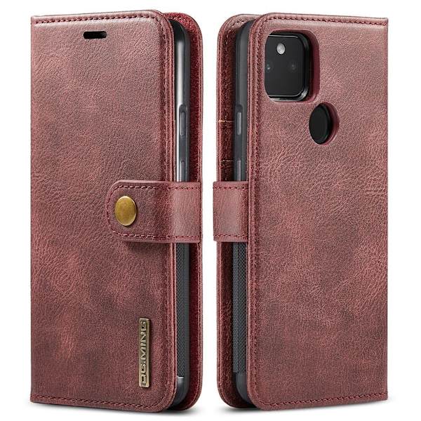 DG.Ming Google Pixel 5a 2-in-1 Lommebok Etui - Rød Red