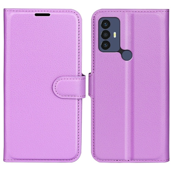 Klassisk Tcl 306 / 305 / 30e / 30se Flip Etui - Lilla Purple
