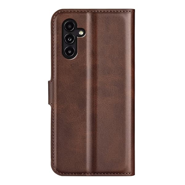 Læretui med Lommebok til Samsung Galaxy A14 - Brun Brown