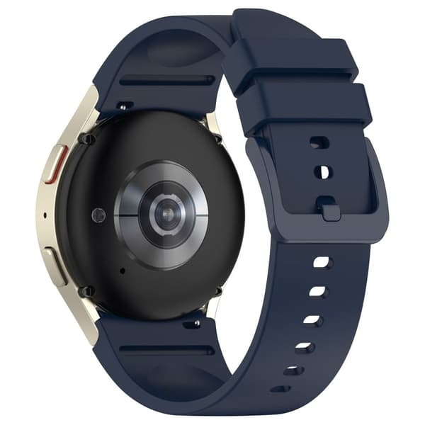 20 mm Samsung Galaxy Watch 6 / 6 Classic / 4 / 4 Classic silikonarmband - Midnattsblå Blå