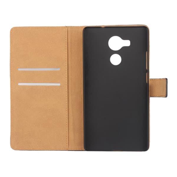 Mankell Huawei Mate 8 Etui av ekte lær med kortholder - Blå Blue