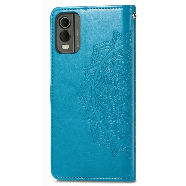 Mandala Nokia C32 Flippetui - Blå Blue