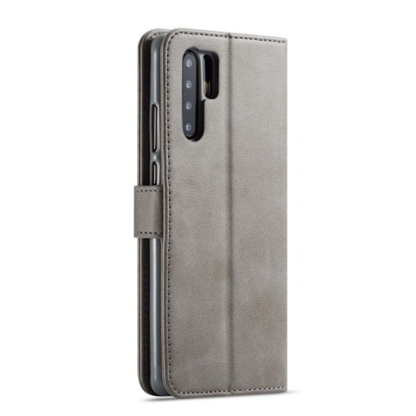 LC.Imeeke läder Huawei P30 Pro fodral - Silver/Grå Silvergrå