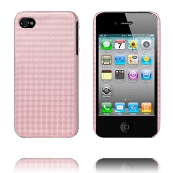 Chess Colors (Sort) iPhone 4/4S-cover Pink